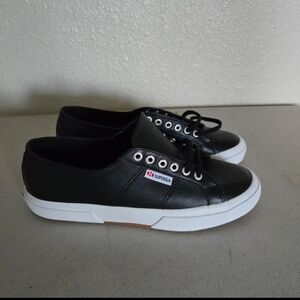 Superga 2750 Nappa Leather Classic Sneaker Women Size 10 New 082025